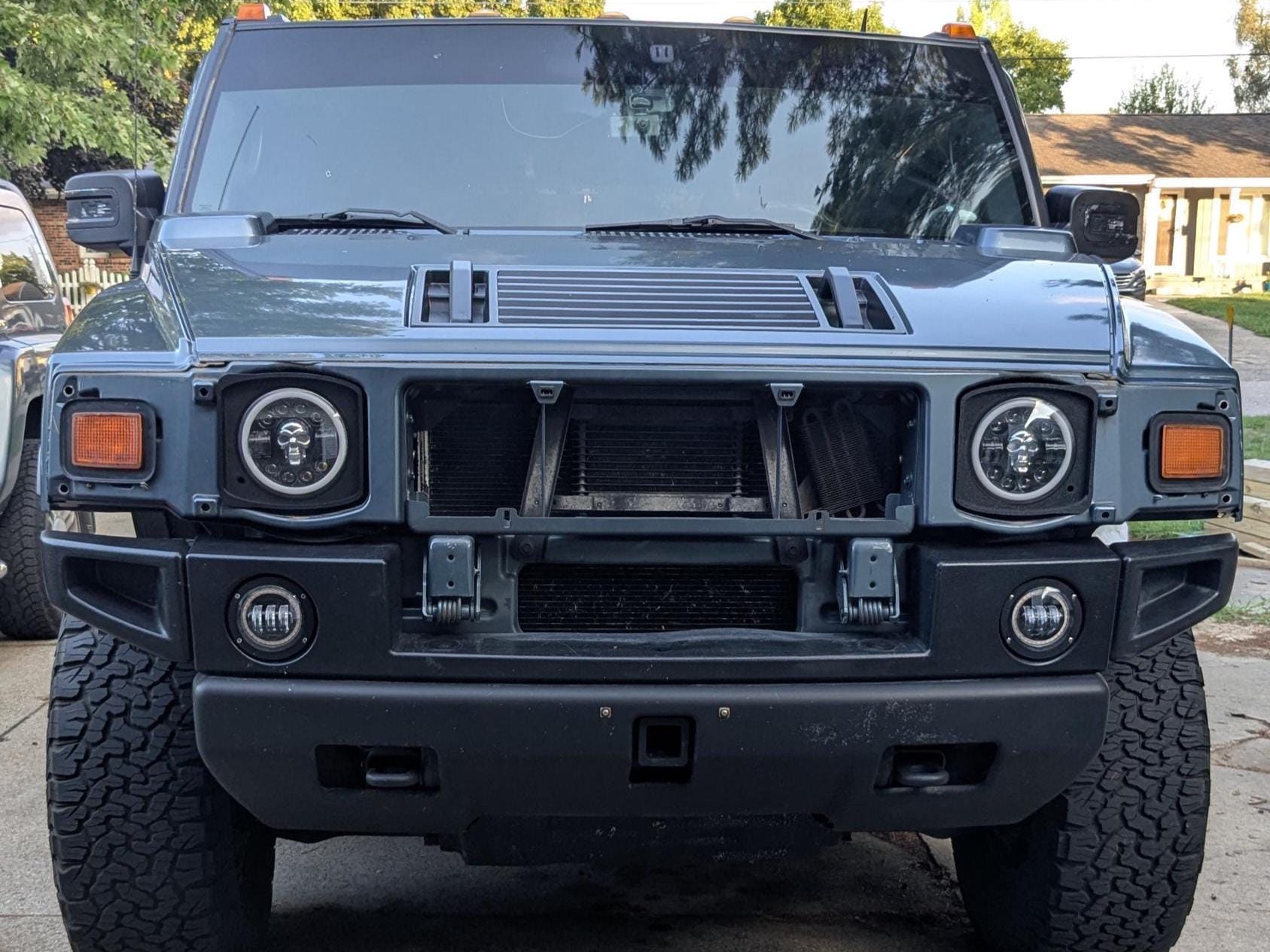 Hummer H2 Replacement or Extra Headlight Trim Rings - Snap-On