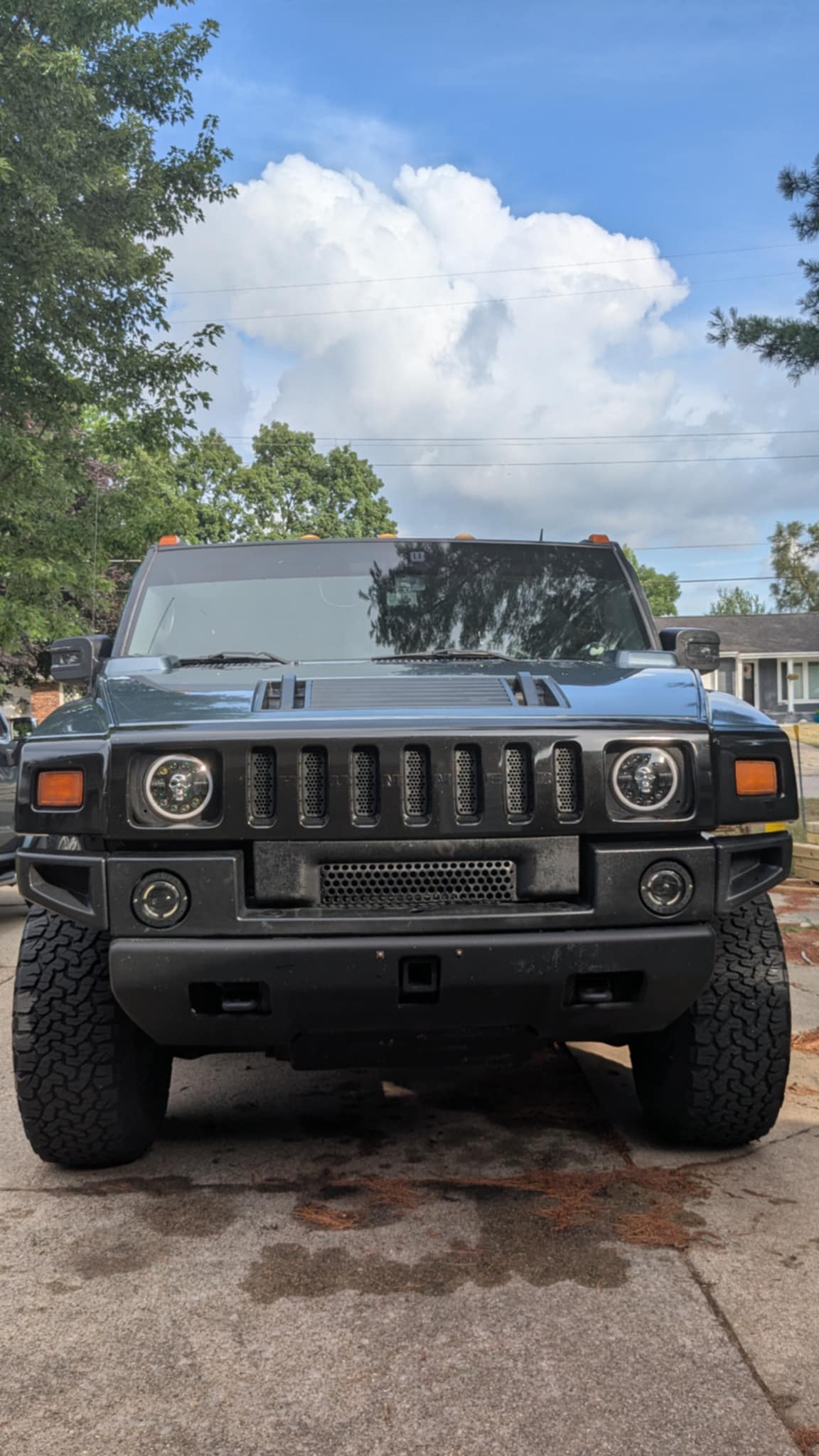 Custom Hummer H2 Grill Inserts – Snap-In, No-Drill (2003–2007) – 4 Designs & 9 Colors