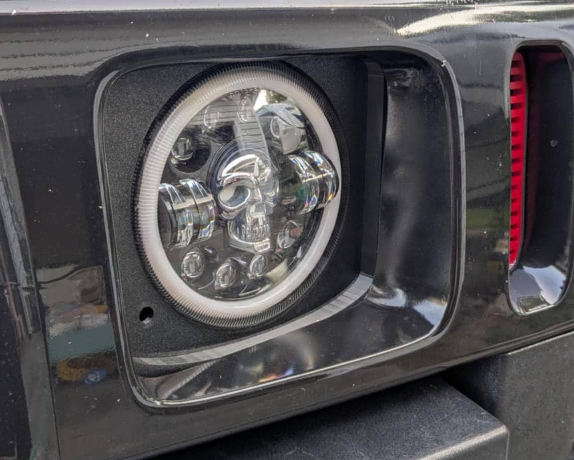 Hummer H2 Headlight Bezels w/ Trim Rings – 9 Colors + 4 Styles