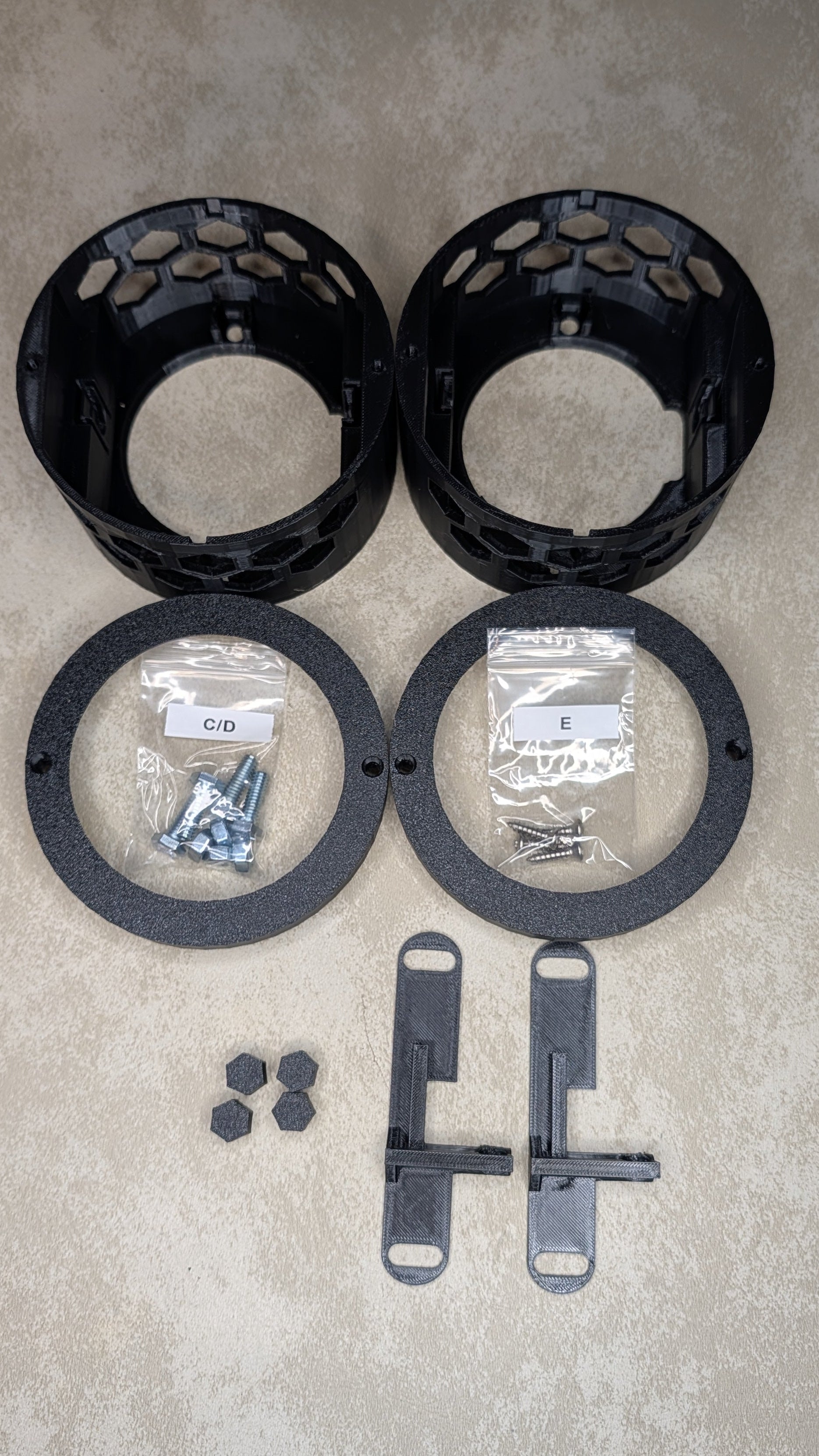 Hummer H2 - 4" DRL/Fog Housings