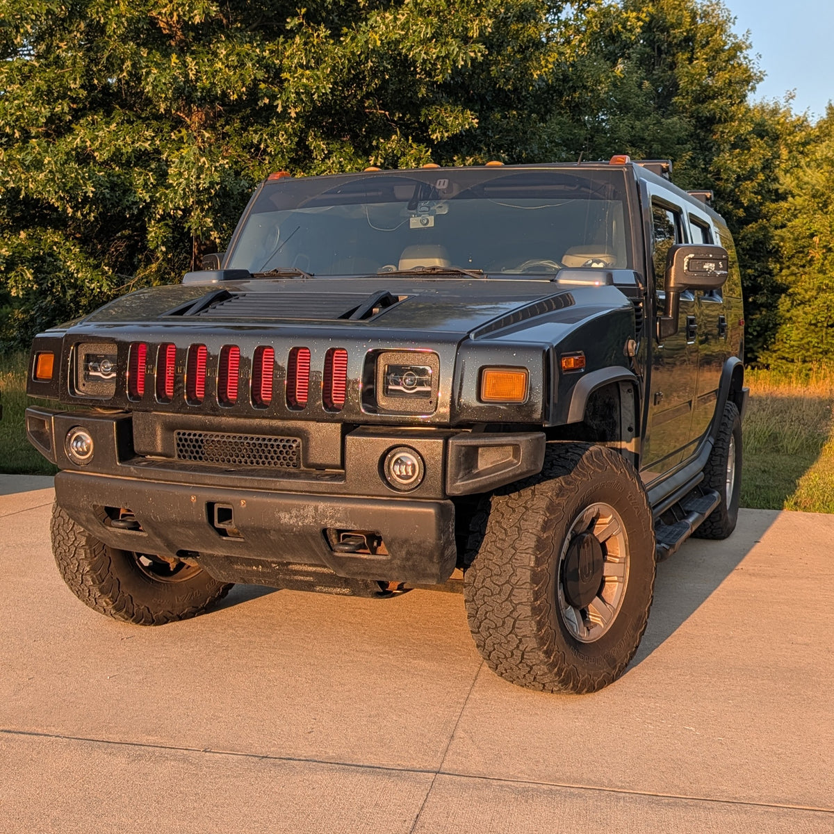 Hummer H2 4x6 Rectangle Headlight Adapter Kit