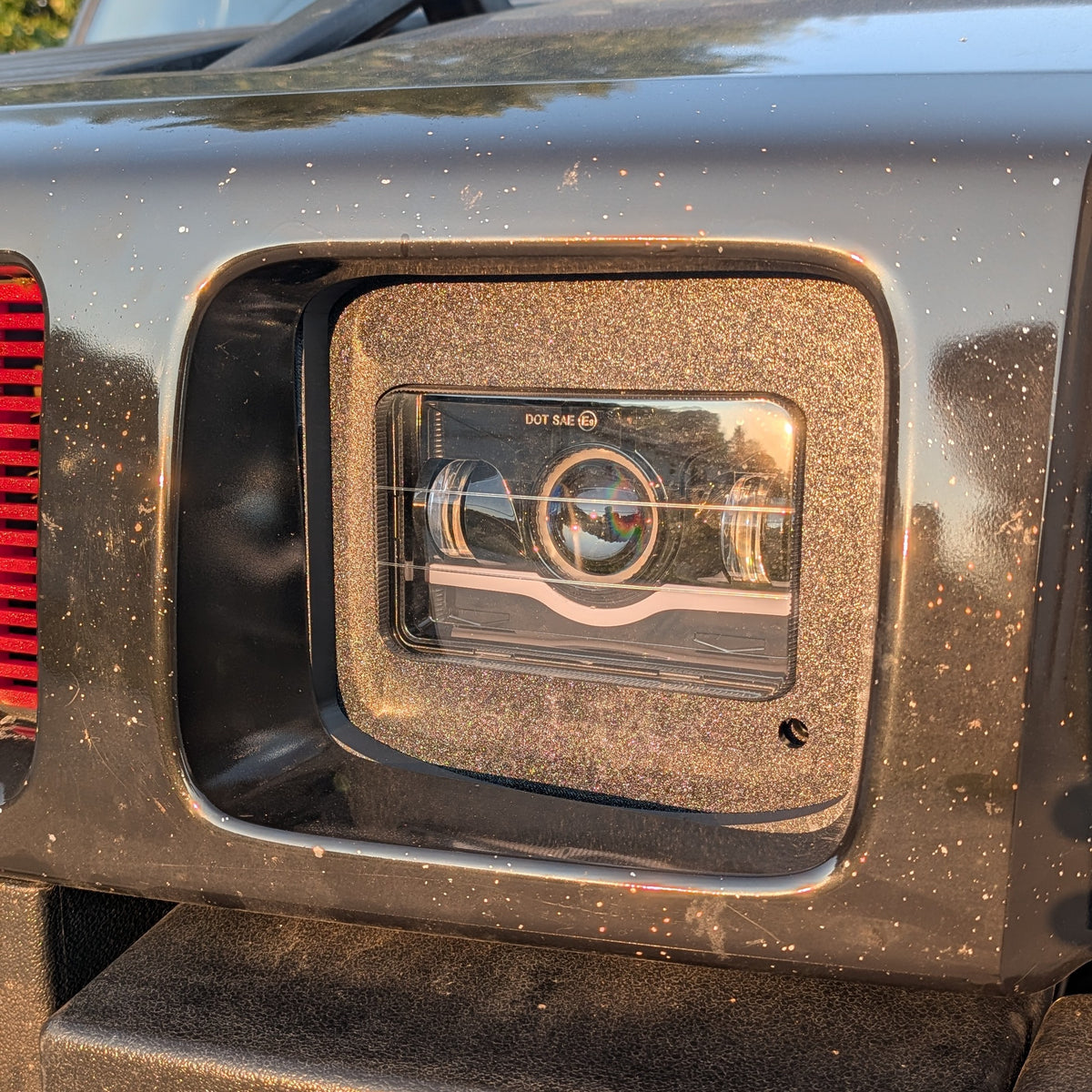 Hummer H2 4x6 Rectangle Headlight Adapter Kit