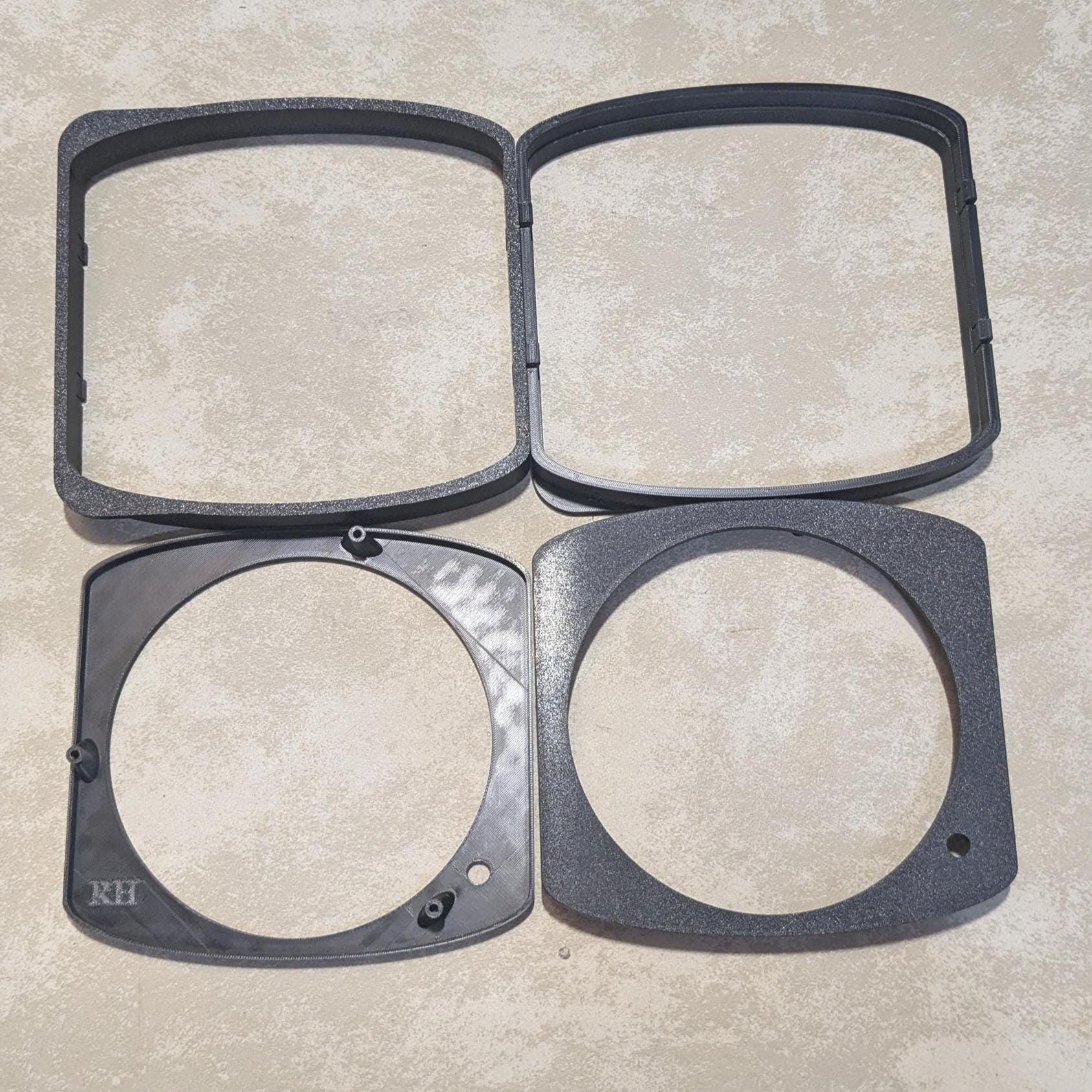 Hummer H2 Headlight Bezels w/ Trim Rings – 9 Colors + 4 Styles