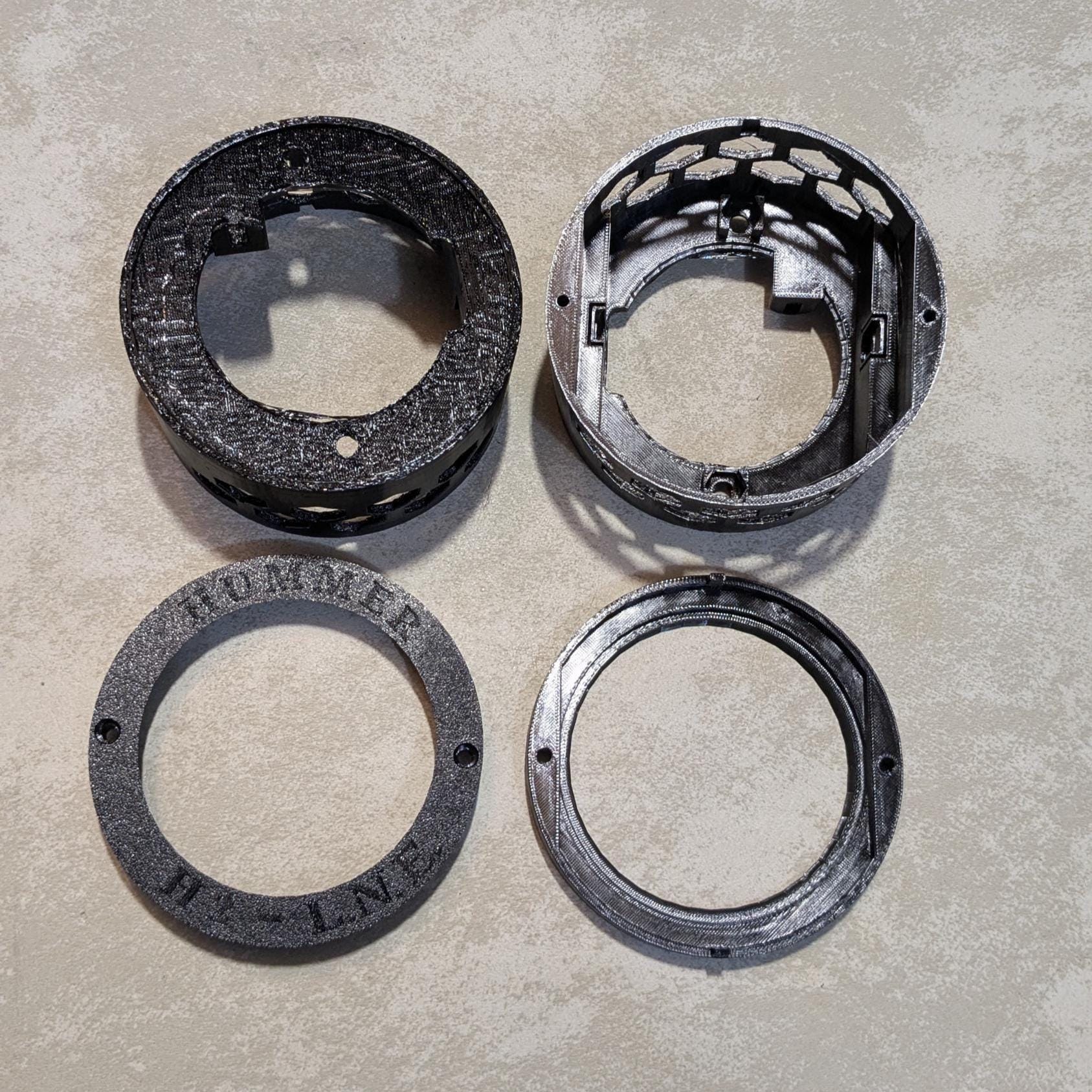 Hummer H2 - 4" DRL/Fog Housings