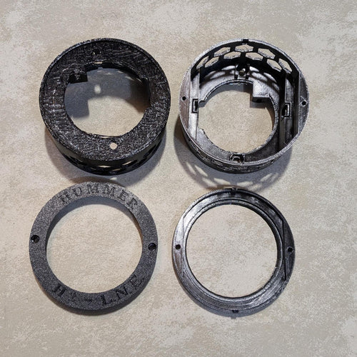 Hummer H2 - 4" DRL/Fog Housings