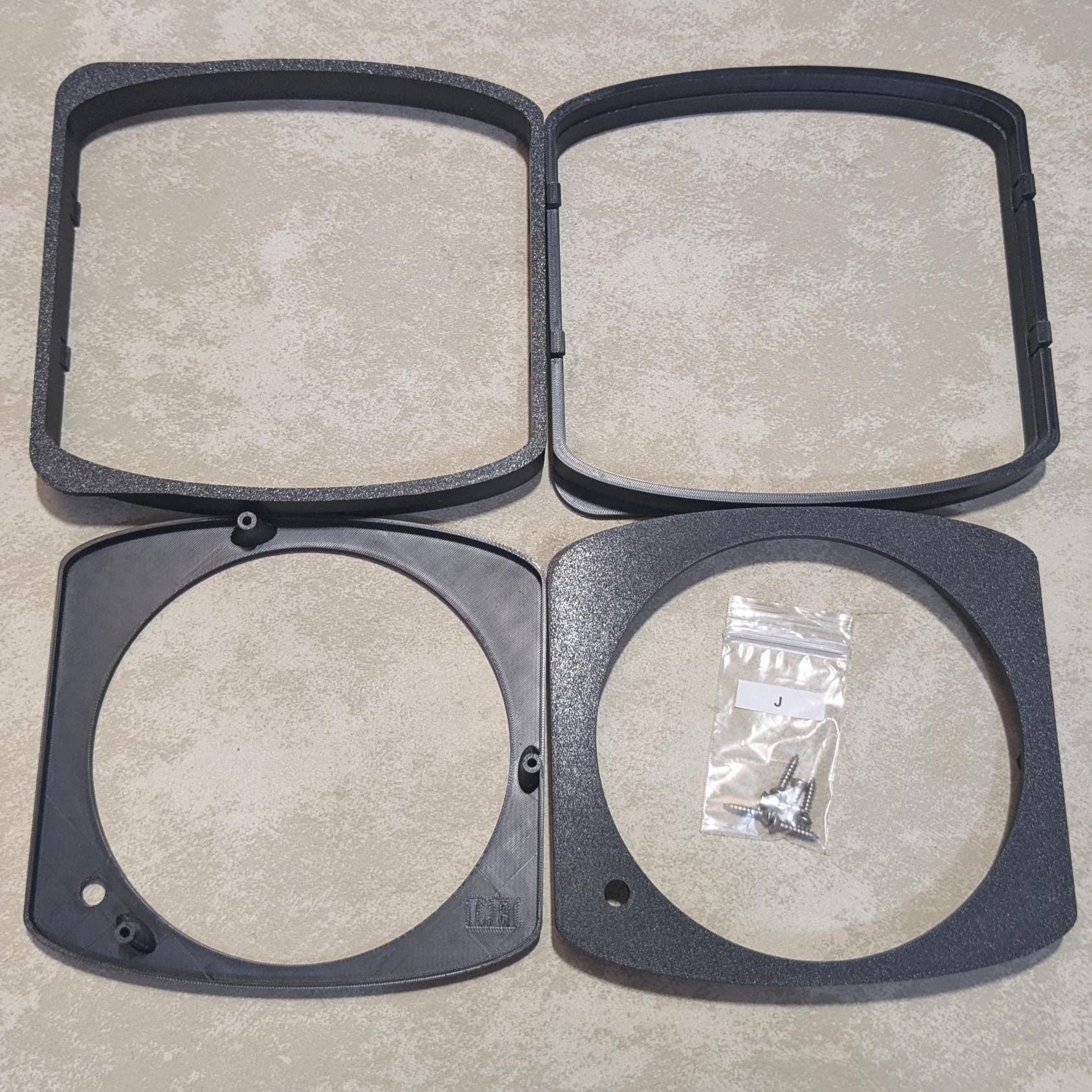 Hummer H2 Headlight Bezels w/ Trim Rings – 9 Colors + 4 Styles