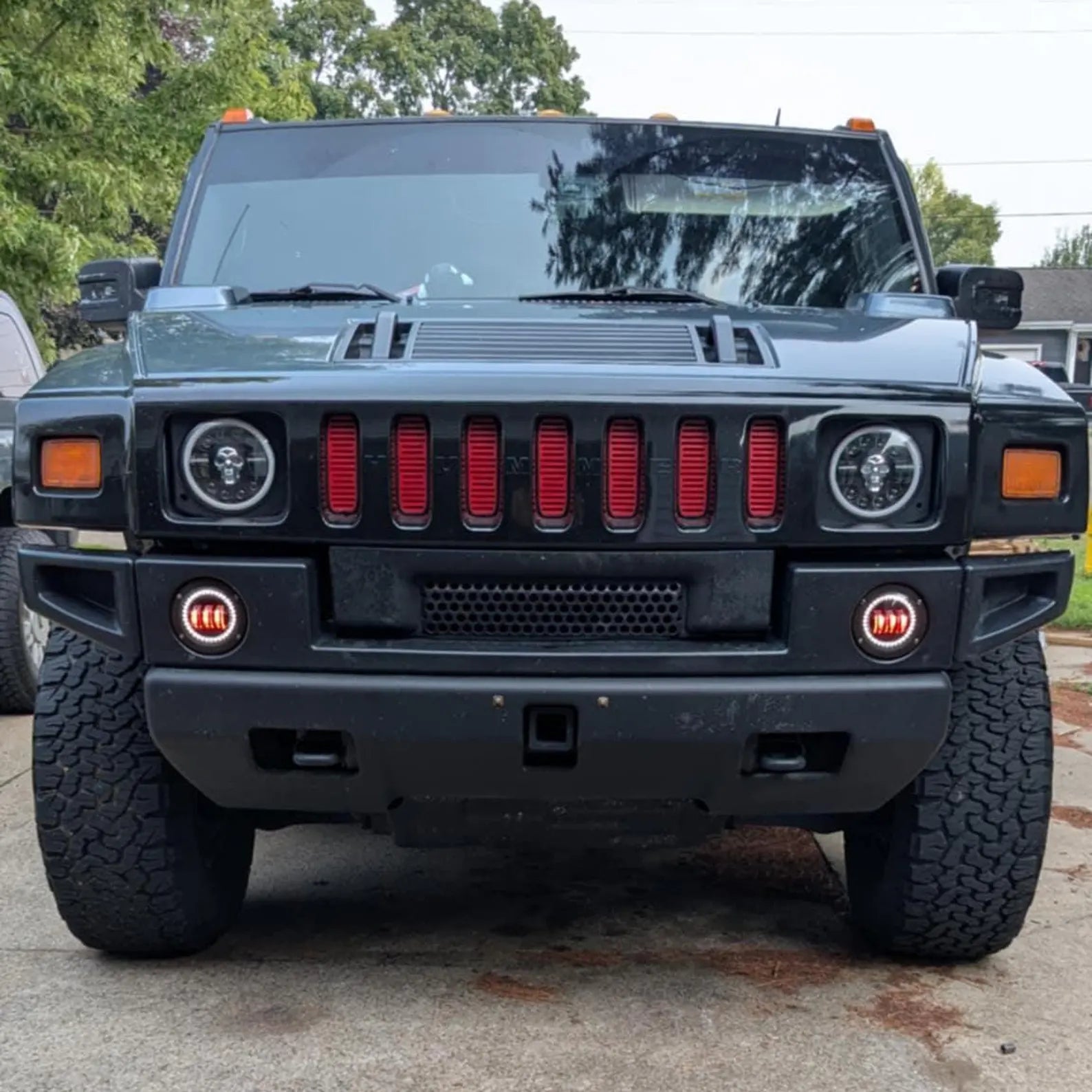 Hummer H2 - 4.5" DRL/Fog Housing